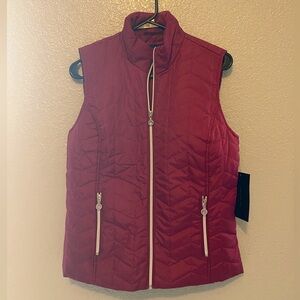 Marc New York maroon vest- New with tags
